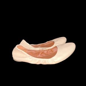 Lucky Brand beige leather flats women’s size 10B